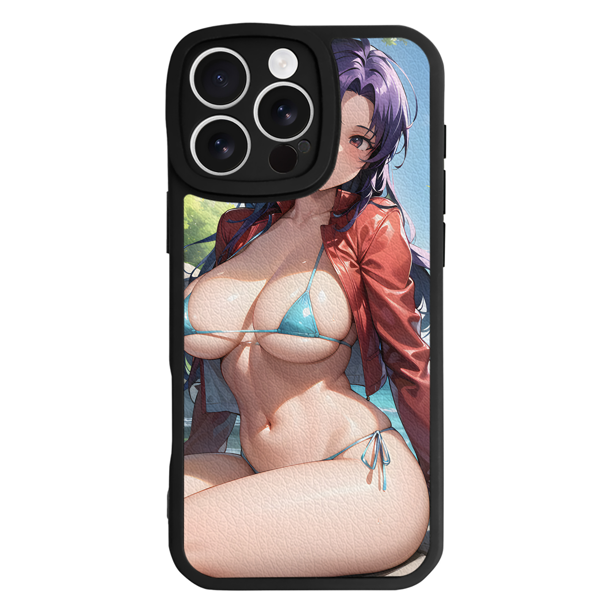 （画像用） EVA 新世紀エヴァンゲリオン 【iPhone 16シリーズ対応】シリコンスマホケース（レザー調） 材質：シリコン
